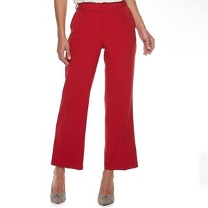 Elle Wide Leg Red Dress Pants 💙